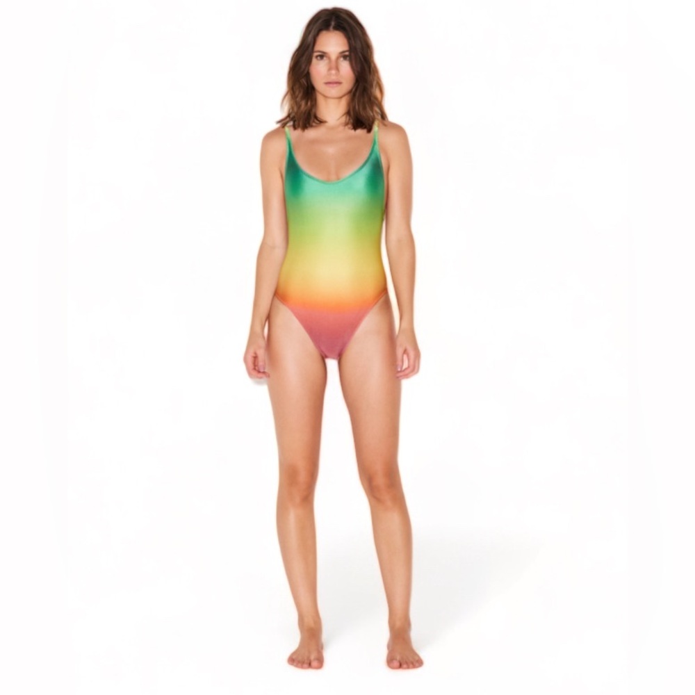 TRIYA Maio Ariel Jamaica Gradient Swimsuit One Piece Swimwear Small